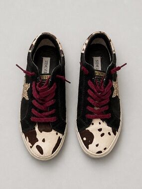 Steve Madden Black Suede GOLDEN GOOSE Sneakers 🐄🐄🐄